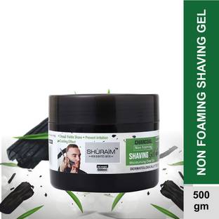 shuraim essentials Charcoal Shaving Gel Non Foaming Clear Cut Professional