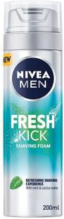 NIVEA MEN FRESH KICK SHAVING FOAM (MADE IN GERMANY)