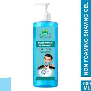 Crystal Care Ultimate Non-Foaming Shaving Gel for Men/Women with Mint & Glycerin Smooth COOL