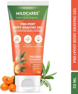 MildCares 99% Pure Sea Buckthorn Pre + Post Shaving Gel | Softens Hair, Soothes Skin