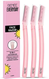 Renee Everyday Face Razor Painless Hair Remover for Brows, Upper Lips, Chin, Forehead, Women