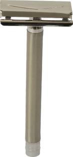 tinku Double Edge Metal Safety Razor (Rust Proof, Silver) (T-115), Men