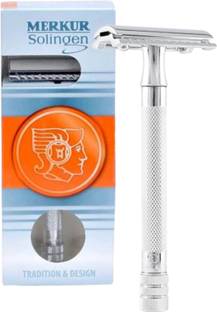 Merkur 23c Germany Extra Long Handle Double Edge Safety Razor, Men