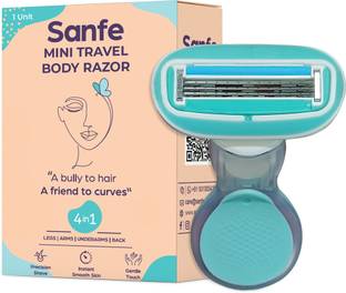 Sanfe 5-Blade Precision Mini Razor for Women - Smooth & Hassle-Free Shaving, Women