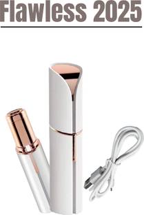 UBRONIK Facial Hair Remover & Shaver Lipstick Shape 2 in 1 Electronic Waxing-Free, Women