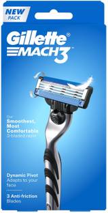 Gillette Mach3 New & Most Comfortable Blade Razor - 1 Count, Men