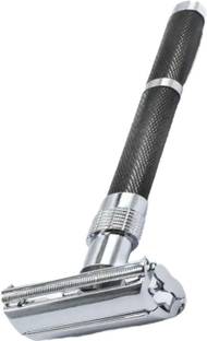 UBRONIK Advanced Double Edge Butterfly Open Safety Razor with Long Handle Grip, Men