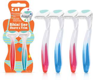 Kai Bikini Line 4 Razor for Women, Women