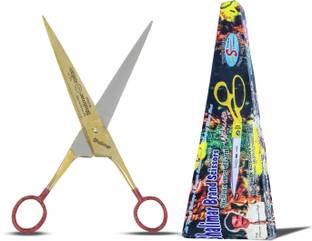 SHALIMAR SCISSORS COMPANY Gold Barber Hair Cutting Scissor 7" Inch Scissors, Men & Women