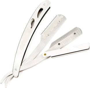 yogi Stainless Steel Razor Folding Ustra for Beard Shaving without Blade For Salon, Men