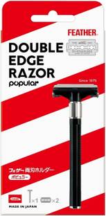 Feather Popular Double Edge Shaving Razor, Men