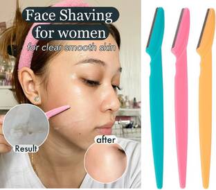 SILDUST High Quality Multipurpose Exfoliating Face Razor and Eyebrow Shaper, Women