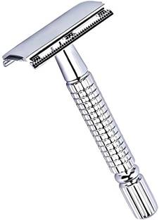 ShopCircuit Brass Double Edge Smooth Shaving Razor & Best Grip, Men