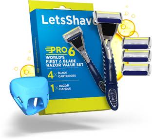 LetsShave Pro 6 Plus Value Set, Men