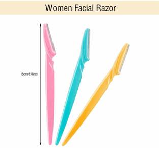 Buyer Choice Face & Eyebrow Razors For Men & Women Reusable & Biodegradable/Quick & Easy, Men & Women