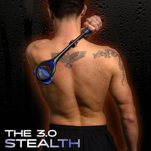 ShaveRazor Back Razor Pro | Long Handle Manual Back Shaver for Men | Body Hair Remover, Men