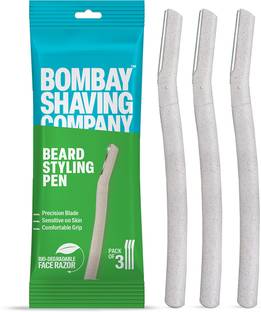 BOMBAY SHAVING COMPANY Beard Pen Styler Razor for Men | Reusable | Shaving, Men