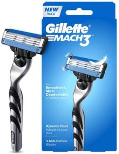 Gillette New Fresh Clean Mach3 Razor 1 Cartridge + 1n Handle of 1, Men