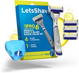 LetsShave Pro 6 Plus Value Set, Men