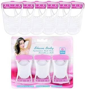 Yuvami's 6pcs Hair Removal Manual Disposable Premium Razors For Women Sensitive Skin, Women