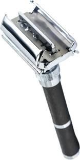UBRONIK Butterfly Open Double Edge Razor with Long Handle for Shaving Excellence, Men