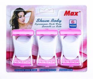 MAX 6 in 1 shave body blades, Women
