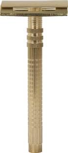 tinku Double Edge Full Brass Safety Razor (Rust Proof, Golden) (T-604), Men