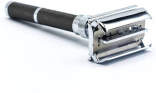 Loyalmart Premium Safety Razor Long Handle Butterfly Open Double Edge Razor, Men