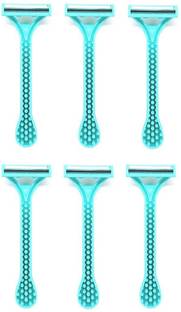Sweetpea Underarms Hair Removal Razor For Women & Bikini Shaving Razor For Women (Set of 6), Women