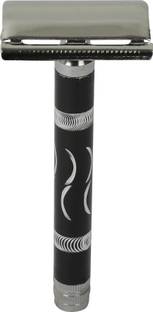 tinku Double Edge Metal Safety Razor (Rust Proof, Black) (T-450), Men