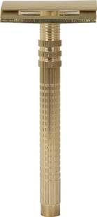 tinku Double Edge Full Brass Safety Razor (Rust Proof, Golden) (T-604), Men
