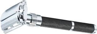 UBRONIK Elegant Safety Razor with Butterfly Open & Long Handle for Double Edge Shaving, Men