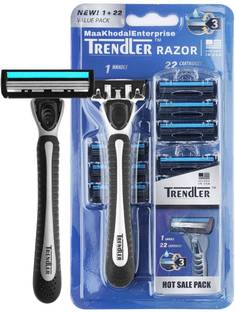 MaaKhodalEnterprise Trendler razor handle Anti-slip Men Double Edge Razor, Face Cleansing, Men