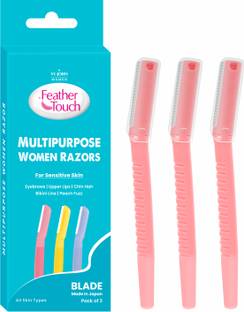 VI-JOHN WOMEN Feather Touch Multi Purpose Facial Razor For Instant & Painless Hair Removal, Women