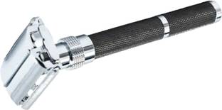 UBRONIK Razor with Long Handle & Butterfly Open for Precise Double Edge Shaving, Men