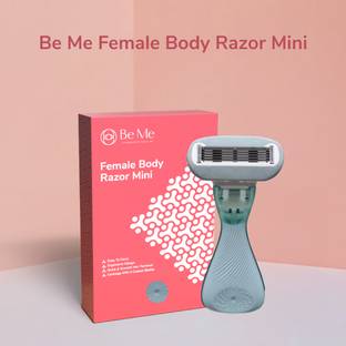 BE ME Female Mini Body Razor| Hair Remover for Arms, Underarms, Bikini Area & Legs For, Women