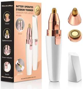 BELENZO 2 In 1 Flawless Eyebrow Remover and Pain less Hair Remover epilator for women, Women