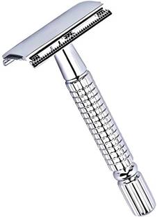 Elecsera Brass Double Edge Smooth Shaving Razor & Best Grip, Men