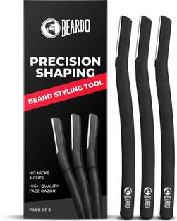 Beardo Precision Shaping Beard Styling Tool | Face Razor | No Nicks & Cuts|Sharp & Safe, Men