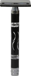 tinku Double Edge Metal Safety Razor (Rust Proof, Black) (T-450), Men