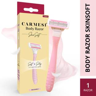 Carmesi Body Razor SkinSoft - Reusable (Pack of 1) | Safe, Hygienic, & Economical, Women