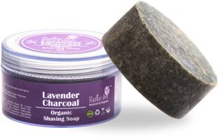 RUSTIC ART Lavender Charcoal Shaving Soap Shaving Soap