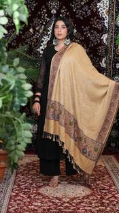 STSHAWLS Acrylic Self Design Women Shawl