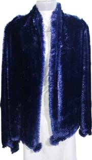 Saba Fur, Polyester Wool Blend Solid Women Shawl