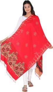 Kti Viscose Floral Print Women Shawl