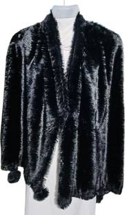Saba Fur, Polyester Wool Blend Solid Women Shawl