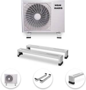 M&M HARIS Heavy Duty Metal Floor AC Outdoor Stand Iron Wall Shelf