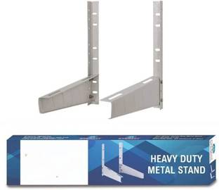 Flipkart SmartBuy High Quality Metal Wall Mounted Heavy Duty Air Conditioner Outdoor Unit White 127cm x 41cm Shelf Bracket