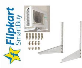 Flipkart SmartBuy Metal Wall Mounted Heavy Duty AC Outdoor Unit Stand 127cm x 40.64cm Shelf Bracket