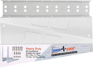 Shop4Ever 100% High quality Metal Wall Mounted Heavy Duty Air Conditioner Outdoor Unit, Mounting Brackets, Ac outdoor stand 500mm x 160mm Shelf Bracket 127cm x 40.64cm Shelf Bracket